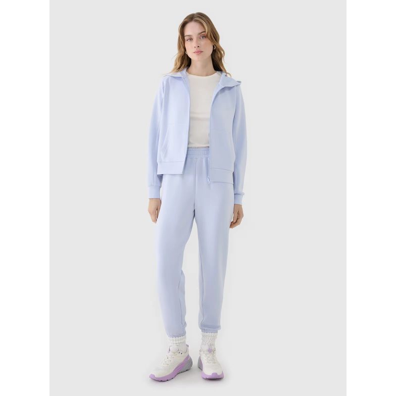 3. Women's sweatpants joggers with modal 4F 4FWSS25TTROF1010-34S