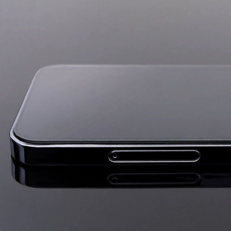5. 2 pcs. Full screen tempered glass with frame Case Friendly Wozinsky Full Glue iPhone 15 Pro Max - black