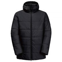 Men's transition jacket Jack Wolfskin DEUTZER LONG JKT M black breathable material black (1207451_6000)