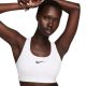 Nike Swoosh Medium Support Sports Bra White DX6821 100 XS
