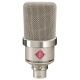 2. Neumann TLM 102 NI Studio Set - Large-diaphragm condenser microphone with shock mount, nickel