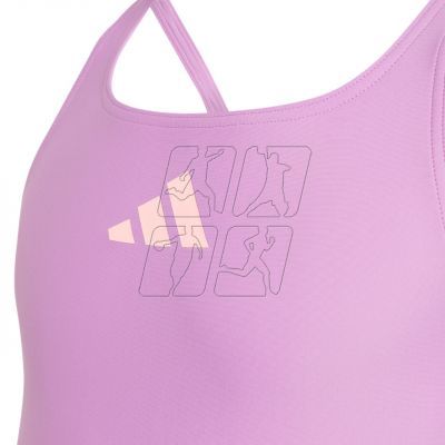 3. adidas Solid Small Logo Jr Swimsuit IT2713