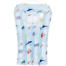 BEACH MATTRESS WITH WINDOW SEA FISH 72x47CM 35451