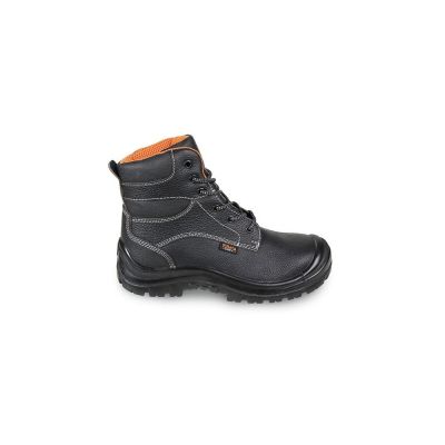 Insulated leather work boots, size 42