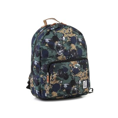 3. THE SOCIETY PACK XCLASSIC BACKPACK GREEN CAMO ALLOVER 181CPR702-74
