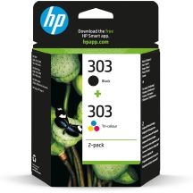 HP Original 303 Ink Cartridge 2-Pack: Black and Tri-Color