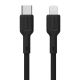 Dudao L9X 30W USB-C - Lightning Cable 1m - Black