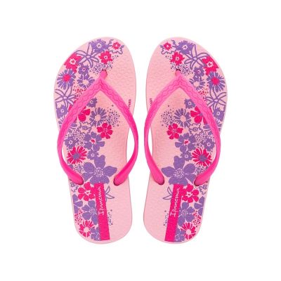 5. Ipanema Classic Happy pink children's flip-flops for girls