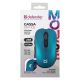 6. DEFENDER GASSA MM-105 RF Silent Click Wireless Mouse, Blue, 52102