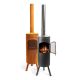 18. BF Bongiano LP rusty garden fireplace