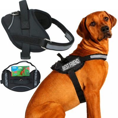 13. DOG HARNESS WITH REFLECTIVE TAPE 41 - 67 CM LARGE