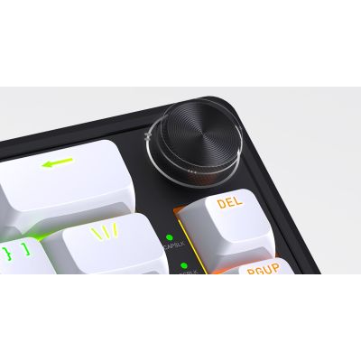 18. HATOR Skyfall Wireless 65 Gaming Keyboard USB + RF Wireless + Bluetooth QWERTY US English Black, White