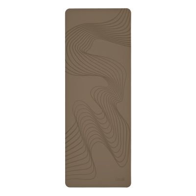 2. CASALL Yoga Mat Grip & Cushion III Surge 5mm, brown