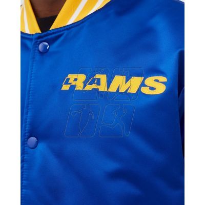 4. Mitchell &amp; Ness NFL Heavyweight Satin Jacket Los Angeles Rams M OJBF3413-LARYYPPPROYA