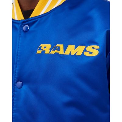 4. Mitchell & Ness NFL Heavyweight Satin Jacket Los Angeles Rams M OJBF3413-LARYYPPPROYA