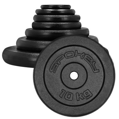 3. Cast iron weight 10kg Spokey Sinis H SPK-944485
