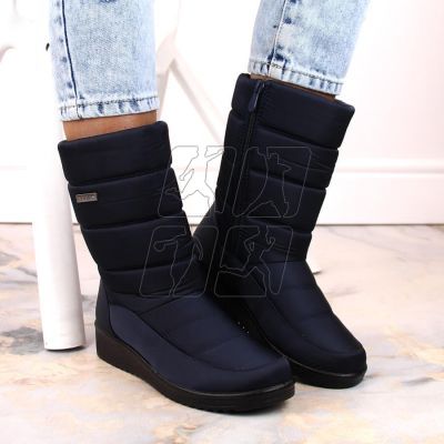 7. High-top snow boots News W EVE436B, navy blue