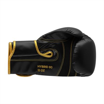 22. adidas HYBRID 80 ADIH80 boxing gloves black gold