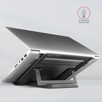 4. Axagon STND-L Laptop Stand Notebook Stand Gray 40.6 cm (16")