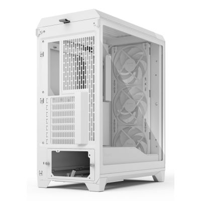7. Fractal Design Meshify 3 White TG Clear Tint Case - Case - ATX