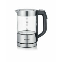 Severin WK 3458 electric kettle 0.5 l 1100 W Black, Transparent