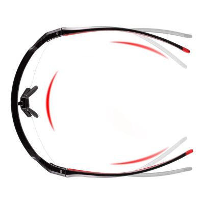 2. Rockbros 10173 Photochromic UV400 Cycling Glasses - Black and Red