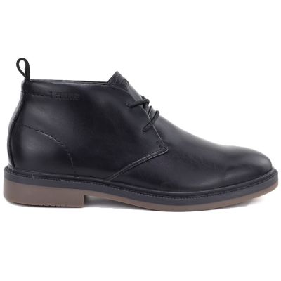 2. Big Star UU174276 Men's Leather Ankle Boots, Unlined, Black