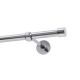 Single Curtain Rod Ø 19 mm Chrome 320 cm LUNA KOWALSKI