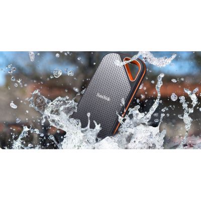 6. SanDisk Extreme PRO Portable External SSD (1TB; USB 3.2; 2000MB/s; SDSSDE81-1T00-G25)