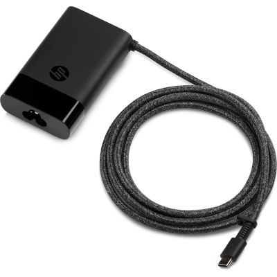 HP 65W Laptop Charger USB-C Black AC Adapter 671R2AA