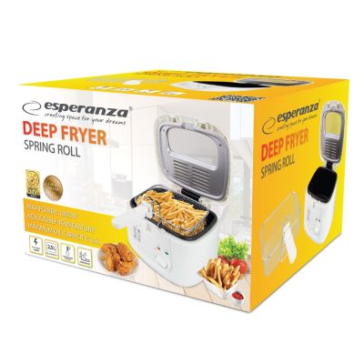 6. Esperanza SPRING ROLL EKG012 fryer (2.5 l; 1800W; white)