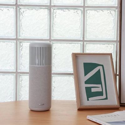 2. HiFuture Wedge Bluetooth Speaker - Silver and White