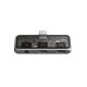 8. Satechi Mobile XR Hub mobile USB-C adapter with audio (1x USB-C 100W PD; 2.0 data and audio, 1x USB-C DP 1.4 4K@60Hz; 3.0 10 Gbps, 1x 3.5mm audio in/out) space gray