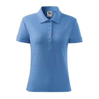 3. Malfini Cotton polo shirt W MLI-21315 sky blue