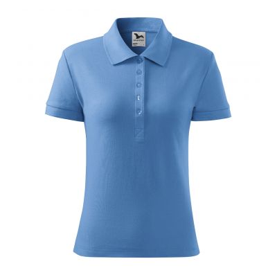 3. Malfini Cotton W MLI-21315 polo shirt blue