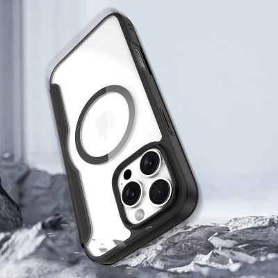 10. Dux Ducis Skin X Pro iPhone 16 Pro Case with MagSafe and Flip Cover - Black