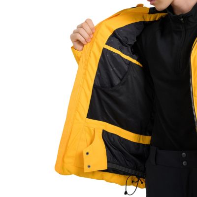 13. Men's ski jacket 4F M0788 orange 4FWAW25TTJAM0788 70S