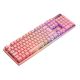 10. Deltaco Gaming GAM-021-RGB-P-DE USB Keyboard QWERTZ German Pink