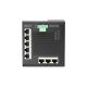 13. 8-port Gigabit Ethernet Switch, DIN mount, extended temperature range.