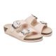 9. Birkenstock Arizona Flower Buckle Jr 1029442 Flip-Flops