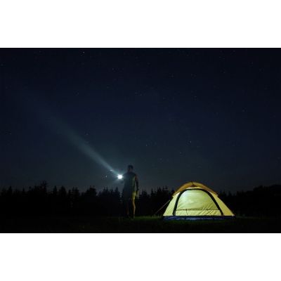8. Ansmann TS450RF Black LED Handheld Flashlight