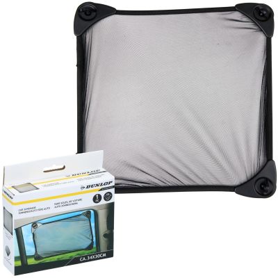 9. SUN SHADE WITH SUCTION CUPS 34x30CM 1 PCS DUNLOP BLACK
