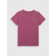 7. Girls' regular-fit plain T-shirt 4F 4FJRAW25TTSHF3233-50S