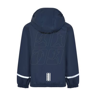 2. Lego Wear LWJIPE 708 Rain Jacket Jr 22877-590