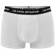 5. Le Coq Sportif men's boxer shorts 3-pack red gray navy blue