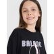 4. Oversized T-shirt with print for girls 4F FJRSS25TTSHF2646-20S