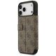 5. Guess Book 4G Metal Logo Case for iPhone 17 Pro Max - Brown