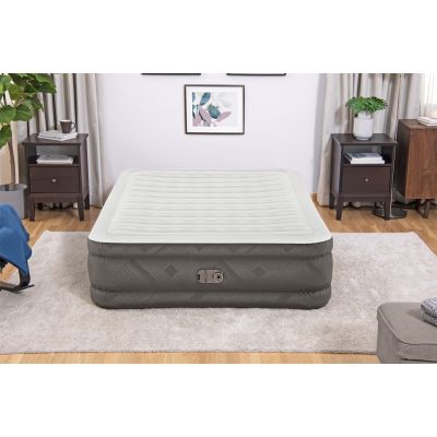 6. Bestway 69050 / 23 Air Mattress Double Mattress Gray, White Unisex
