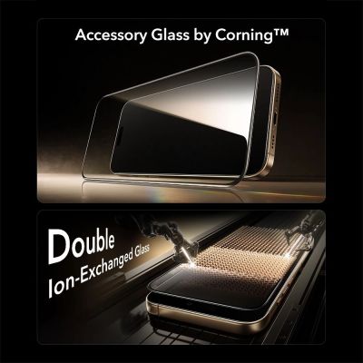 3. ESR UltraFit Armorite Pro Tempered Glass for iPhone 17 Pro Max - Clear