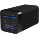 eSTUFF ES635200 Mobile Charger Laptop Black AC Fast Charging Internal